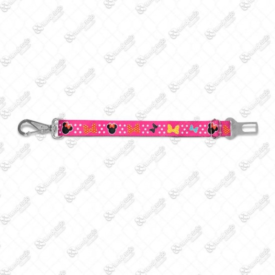 CINTO SEGURANCA SEDA 65CM MINNIE ROSA 