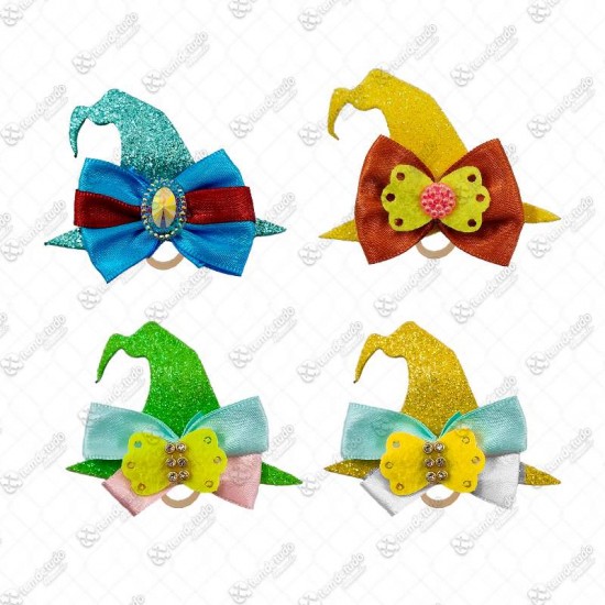 LACO TOPETE HALLOWEEN CHAPEU BRUXA C/24