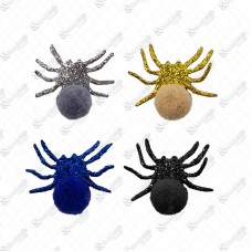 20203 - LACO PENTEADO ARANHA HALLOWEN POMPOM C40
