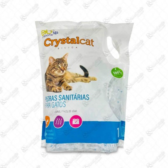 AREIA P/GATO SILICA GROSSA CRYSTAL 1,5KG
