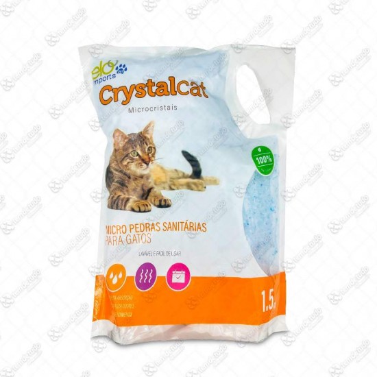 AREIA P/GATO MICRO SILICA CRYSTAL 1,5KG