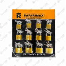 20125 - CADEADO SAFARIMA 20/25/30MM CARTELA C/12
