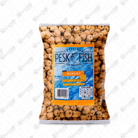 MASSA PESCA FURADINHA BANANA 120G