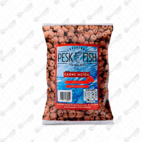 MASSA PESCA FURADINHA CARNE MOIDA 120G