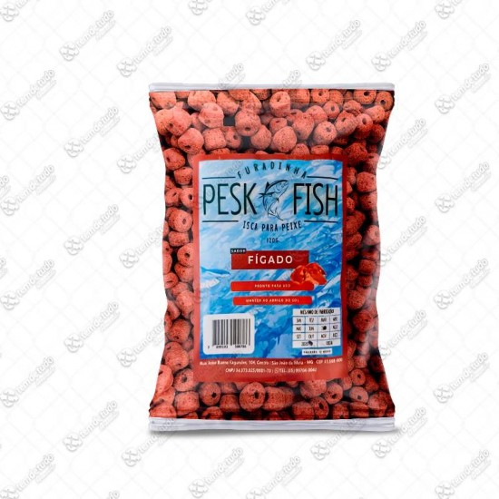 MASSA PESCA FURADINHA FIGADO 120G