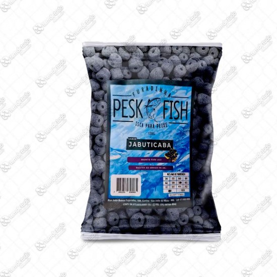 MASSA PESCA FURADINHA JABUTICABA 120G