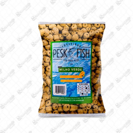 MASSA PESCA FURADINHA MILHO VERDE 120G