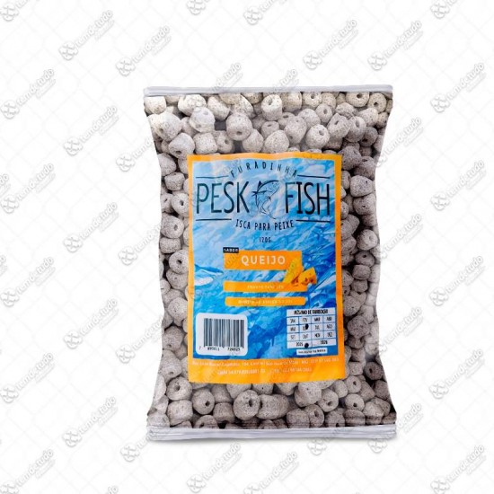 MASSA PESCA FURADINHA QUEIJO 120G