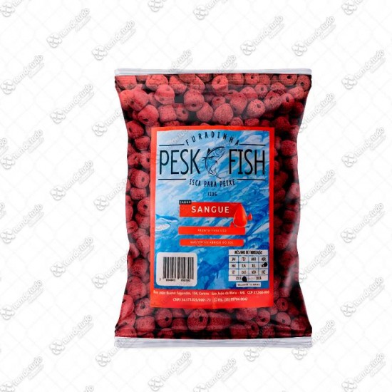 MASSA PESCA FURADINHA SANGUE 120G