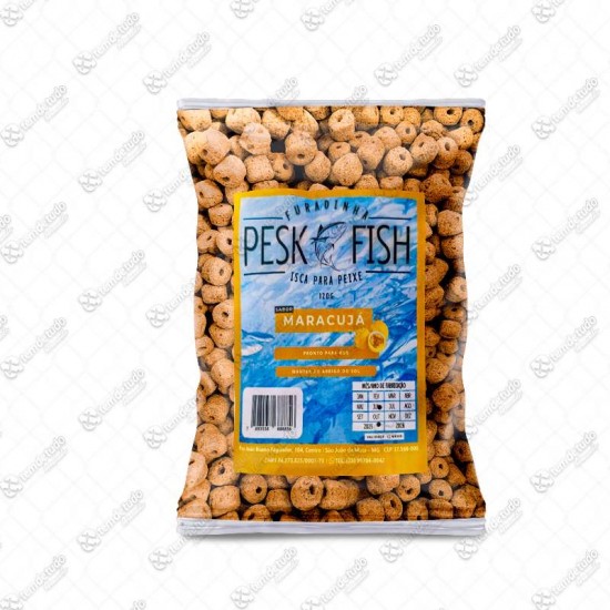 MASSA PESCA FURADINHA MARACUJA 120G