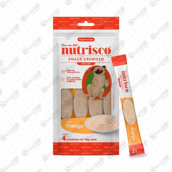 PETISCO NUTRISCO CHUPS CAES FRANGO 4X14G