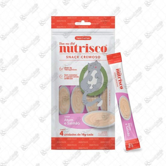 PETISCO NUTRISCO CHUPS GATO ATUM/SALMAO 