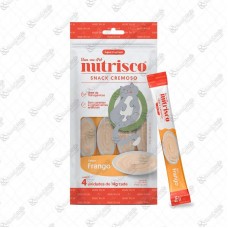 20330 - PETISCO NUTRISCO CHUPS GATO FRANGO 4X14G