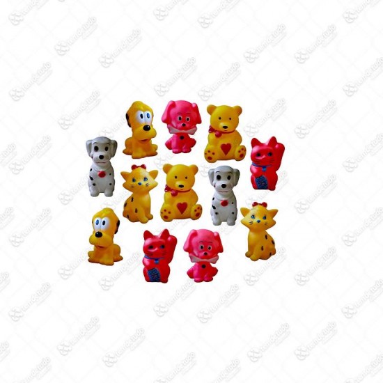 BRINQUEDO BICHOS DIVERSOS C/12 10CM