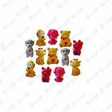 5296 - BRINQUEDO BICHOS DIVERSOS C/12 10CM