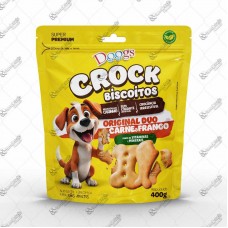 20434 - PETISCO DOOGS CROCK CARNE E FRANGO 400G