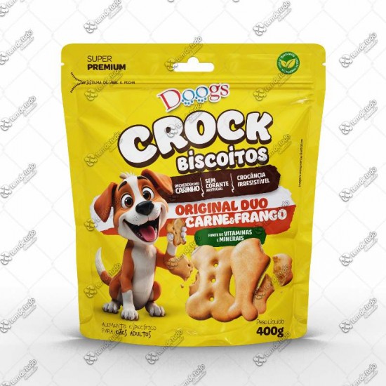 PETISCO DOOGS CROCK CARNE E FRANGO 400G