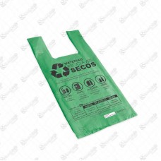 20493 - SACOLA OBRIGADO LEI SP VERDE 30X40 1,5KG