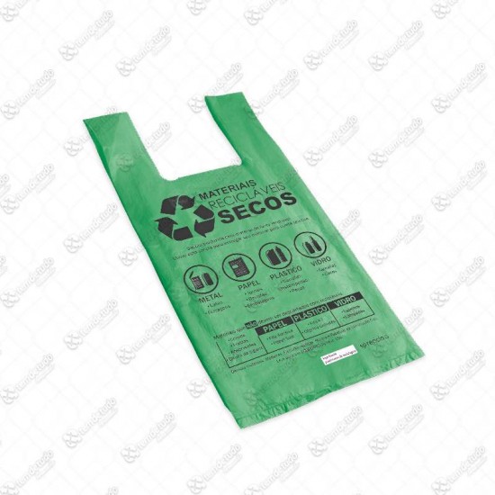 SACOLA OBRIGADO LEI SP VERDE 48X55 3,15K