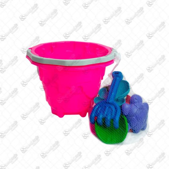 KIT BALDE CASTELO MEDIEVAL ROSA N4 C/12