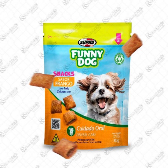 PETISCO FUNNY DOG FRANGO 80G