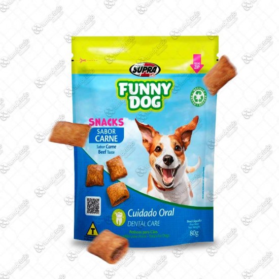 PETISCO FUNNY DOG CARNE 80G