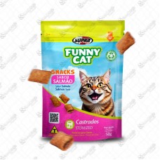 20563 - PETISCO FUNNY CAT SALMAO 50G