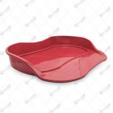 16245 - BANDEJA PLAST P/COMEDOURO BEBEDOURO VERM