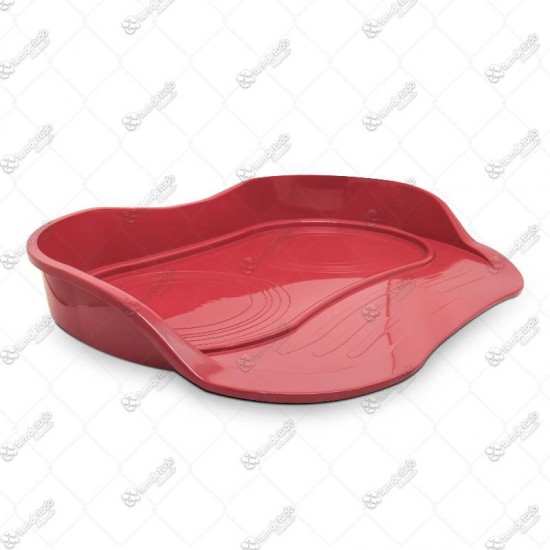 BANDEJA PLAST P/COMEDOURO BEBEDOURO VERM