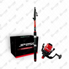 20573 - KIT VARA 1,65MT COM MOLINETE VERMELHO