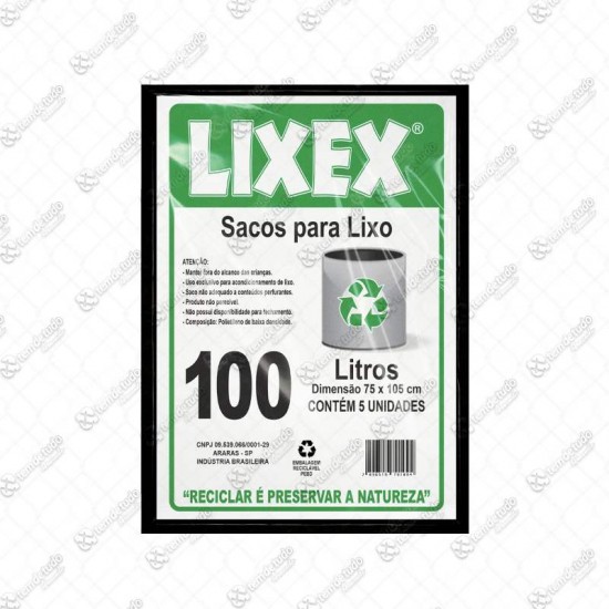 SACO PARA LIXO 100LT C/5
