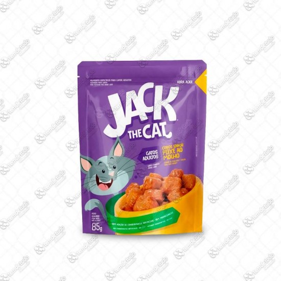 SACHE JACKCAT GATO ADULTO PEIXE 85G C/12