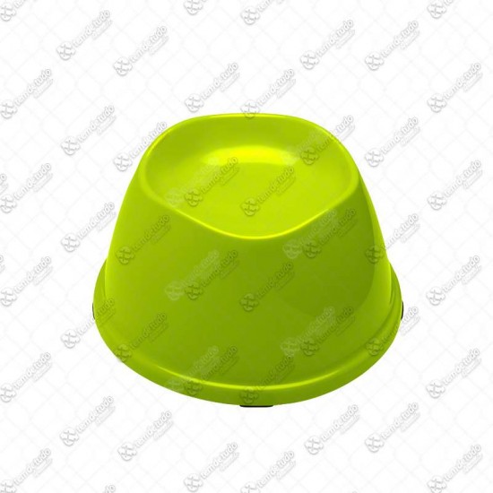 COMEDOURO ALTO PARA GATO 200ML VERDE 