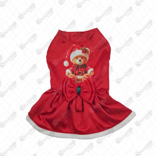 ROUPA VESTIDO MAMAE NOEL M