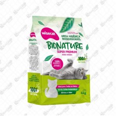 20733 - ZZ AREIA P/GATO MANDIOCA MED WISECAT 4KG