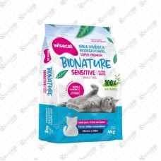 20729 - ZZ AREIA P/GATO MANDIOCA F WISECAT 4KG