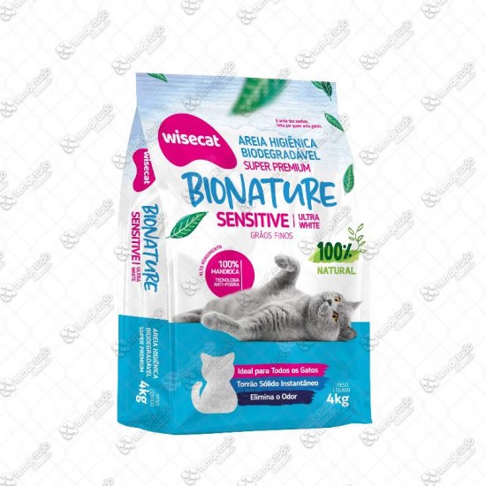 ZZ AREIA P/GATO MANDIOCA F WISECAT 4KG