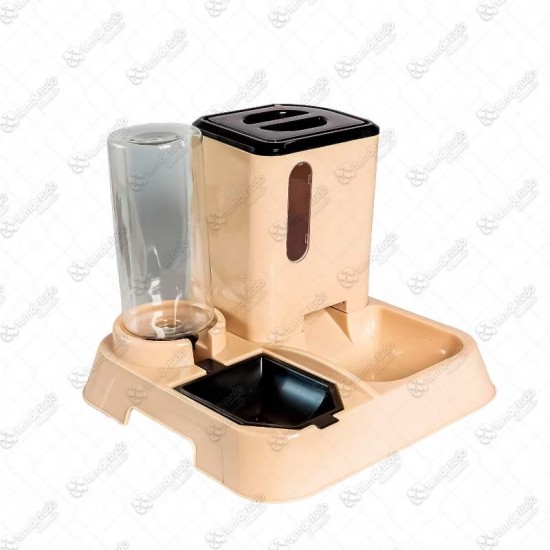 COMEDOURO E BEBEDOURO PREMIUM BEGE