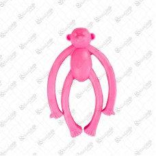 18062 - BRINQUEDO MORDEDOR MACAQUINHO ROSA
