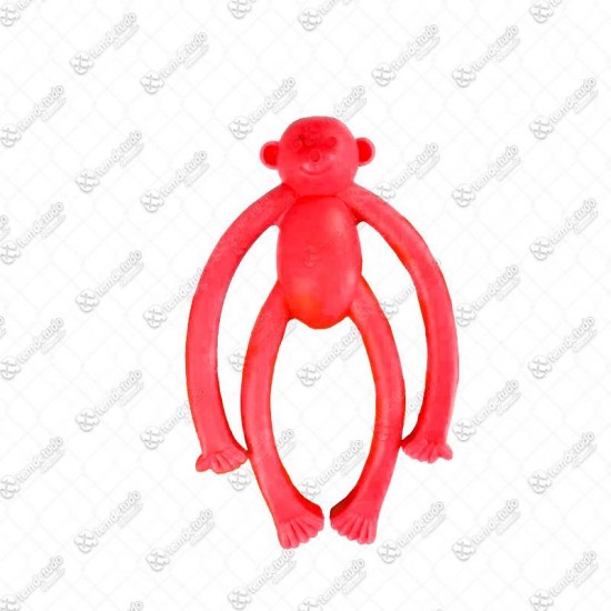 BRINQUEDO MORDEDOR MACAQUINHO VERMELHO