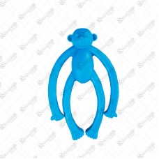 18064 - BRINQUEDO MORDEDOR MACAQUINHO AZUL