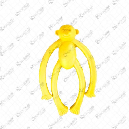 BRINQUEDO MORDEDOR MACAQUINHO AMARELO