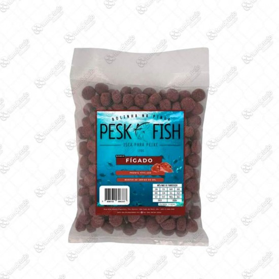 BOLINHA NA PINGA PESK FISH FIGADO 120G