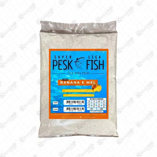 SUPER LIGA PESK FISH BANANA E MEL 350G