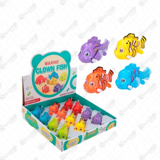 BRINQUEDO PEIXE DANCANTE A CORDA C/12