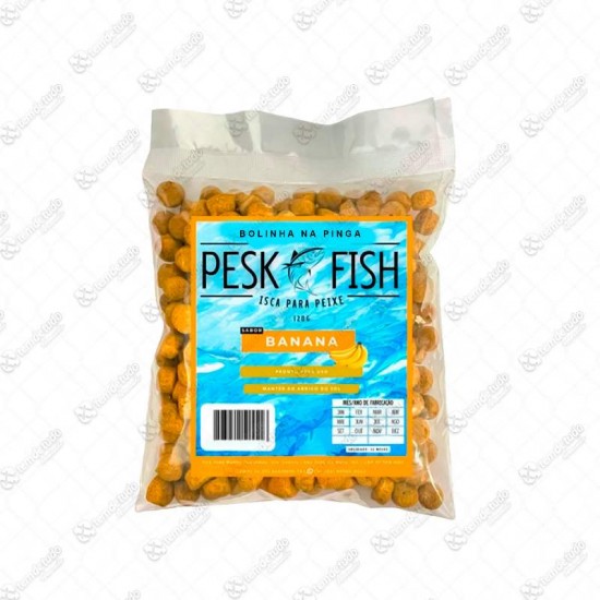 BOLINHA NA PINGA PESK FISH BANANA 120G
