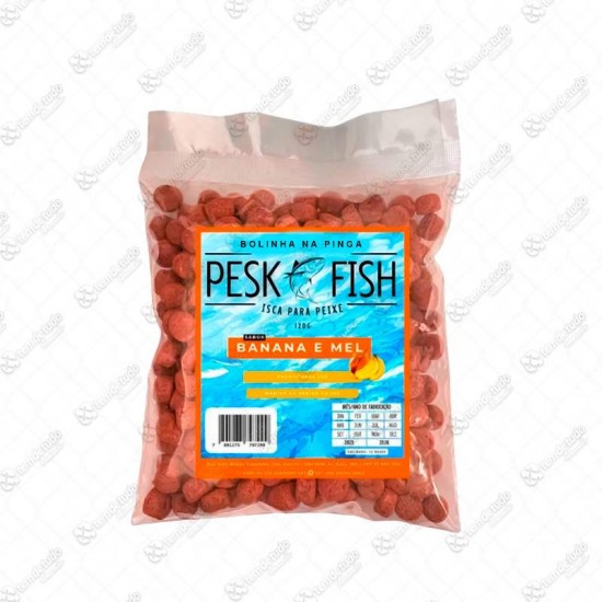 BOLINHA NA PINGA PESK FISH BANA/MEL 120G