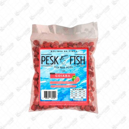 BOLINHA NA PINGA PESK FISH GOIABA 120G