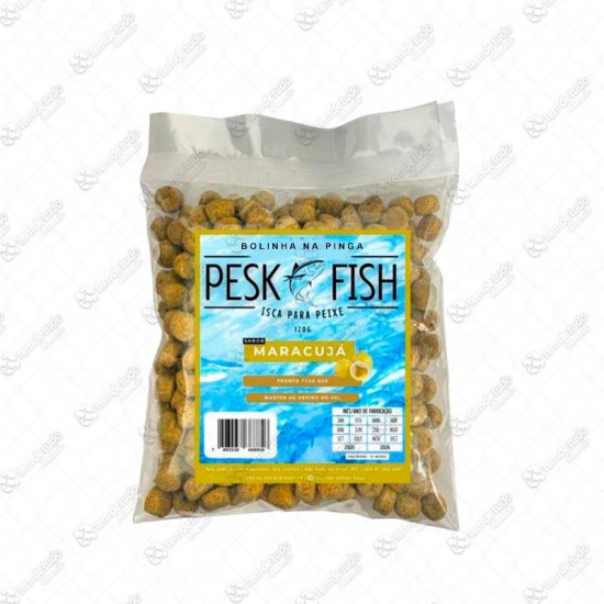 BOLINHA NA PINGA PESK FISH MARACUJA 120G