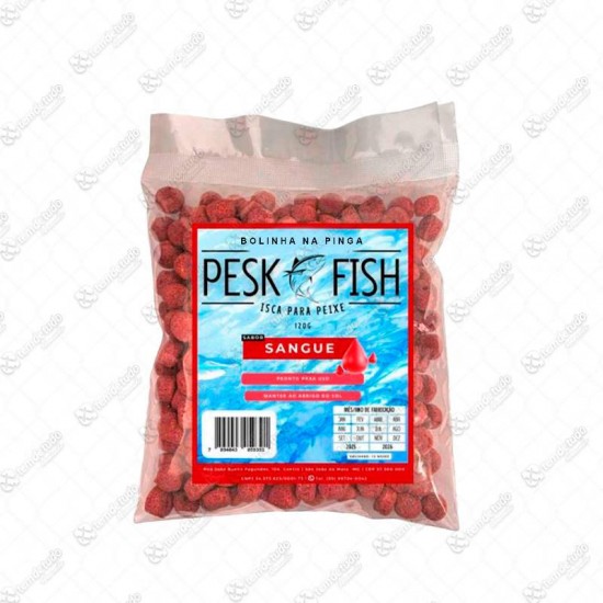 BOLINHA NA PINGA PESK FISH SANGUE 120G